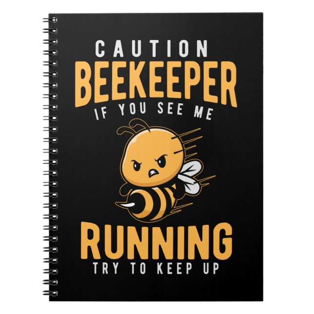 Funny Beekeeper Joke Bee Spaß Notizblock (Vorderseite)