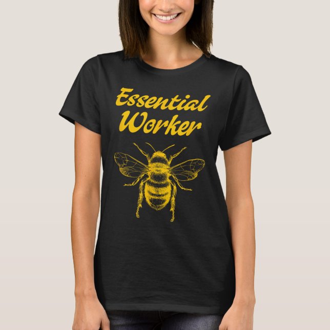 Funny Beekeeping Beekeeper Honey Bees Environmenta T-Shirt (Vorderseite)