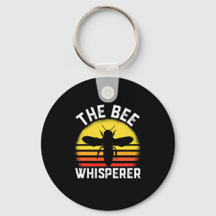 Funny Beekeeping Gift für Imker Retro Bee Whis Schlüsselanhänger