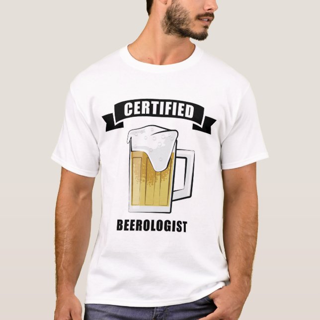 Funny Beer Design T-Shirt (Vorderseite)