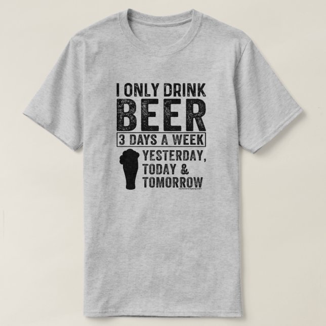 Funny Beer Drink Shirt - Bierliebhaber Geschenk (Design vorne)