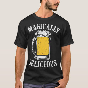 Funny Beer Drinking St Patrick's Day Magic Del T-Shirt