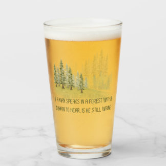 Funny Beer Glass for Men Glas