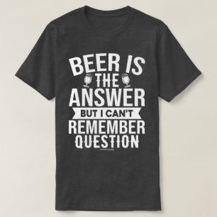 Funny Beer Graphic T-Shirt - Bier ist die Antwort