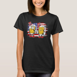Funny Beer Griddy Dance 4. Juli America Indepe T-Shirt
