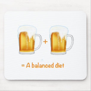 Funny Beer Liebhaber Geschenke - können anpassen Mousepad