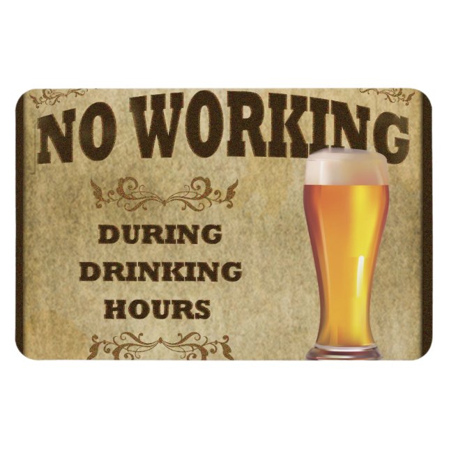 Funny Beer Magnet (Horizontal)
