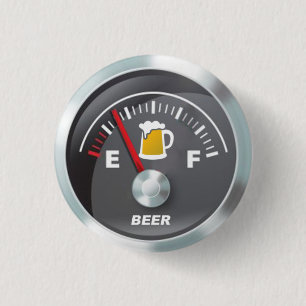 Funny - Beer Meter Fülle der Spur Button