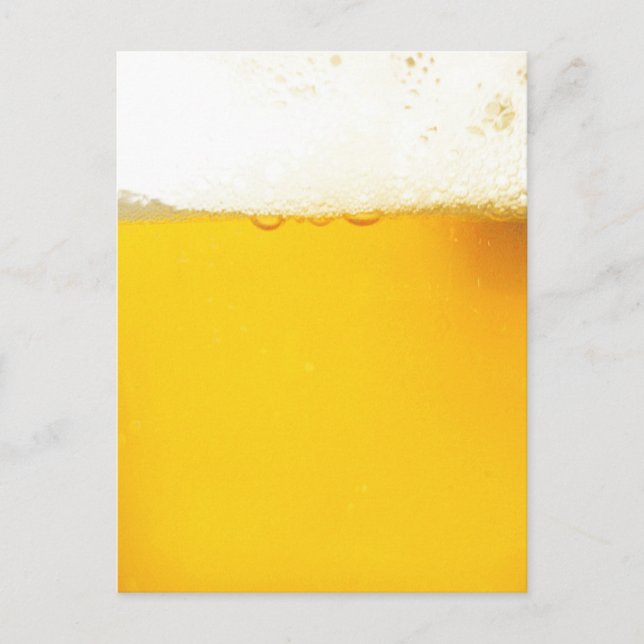 Funny Beer Postcard Postkarte (Vorderseite)