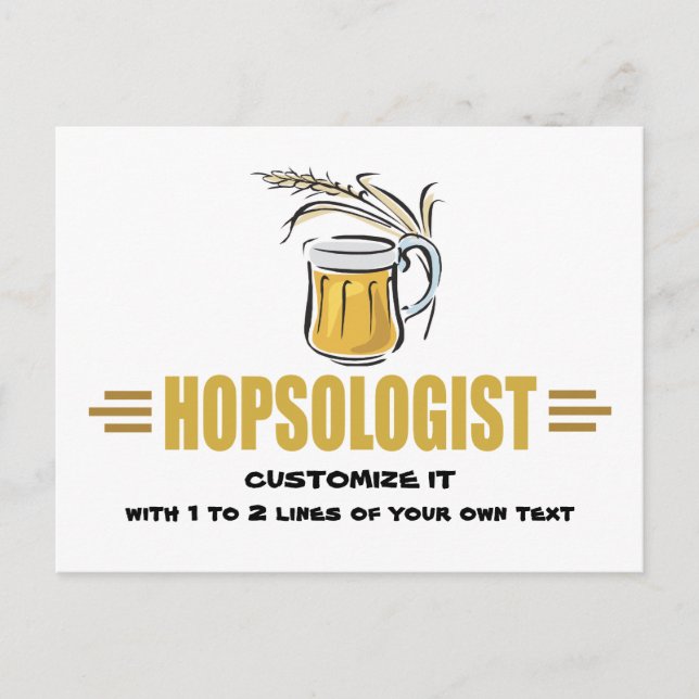 Funny Beer Postkarte (Vorderseite)