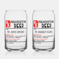 Funny Beer Prescription Personalisiert Name Beer