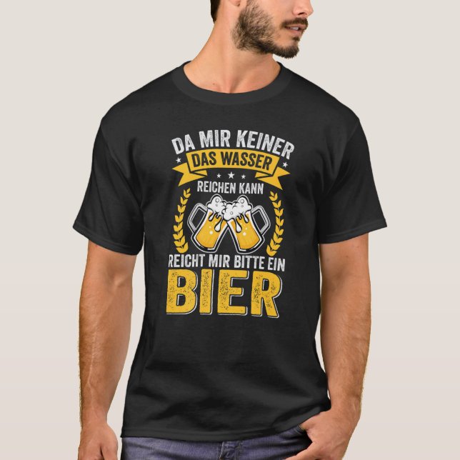 Funny Beer Saying, Party Concert Festival Premium T-Shirt (Vorderseite)