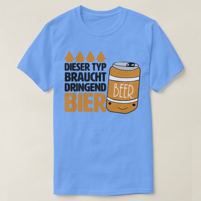 Funny Beer Sprichwort für Menx27s Abend 1 T-Shirt (Design vorne)