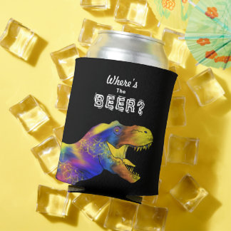 Funny Beer T-Rex Zitat Dosenkühler