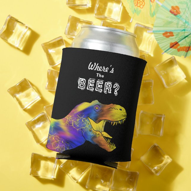 Funny Beer T-Rex Zitat Dosenkühler (In Situ Sommer)