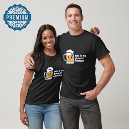 Funny Beer Tasse Cartoon — Glass of Emotion T-Shirt