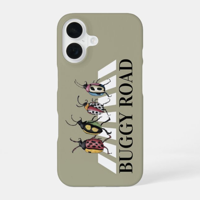 Funny Beetles TelefonCase iPhone 16 Hülle (Rückseite)