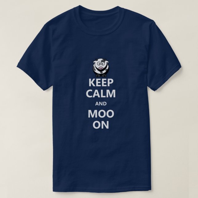 Funny Behalten Calm Pun Funny T-Shirt (Design vorne)