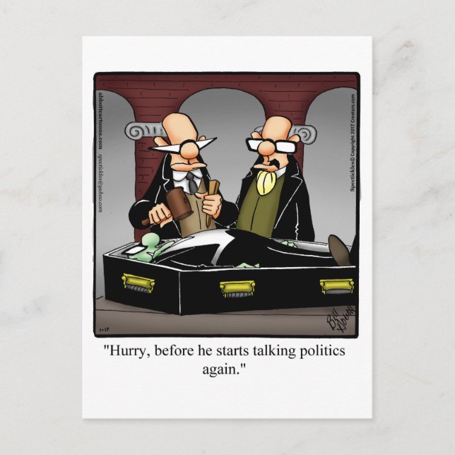 Funny Behaltend in Touch Postkarte (Vorderseite)