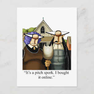 Funny Behaltend in Touch Spaß Postkarte