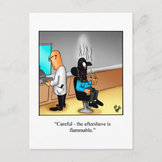 Funny Behaltend in Touch Spaß Postkarte