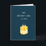 Funny Belated Birthday Card - Kein Geld Karte<br><div class="desc">Beliebte Geburtskarte. "Diese Geburtstagskarte verspätet" Inside: Es ist auch kein Geld drin. Das ist einfach nicht dein Tag</div>