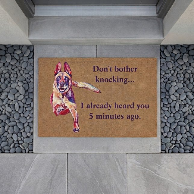 Funny Belgisch Malinois Doormat Fußmatte (Von Creator hochgeladen)