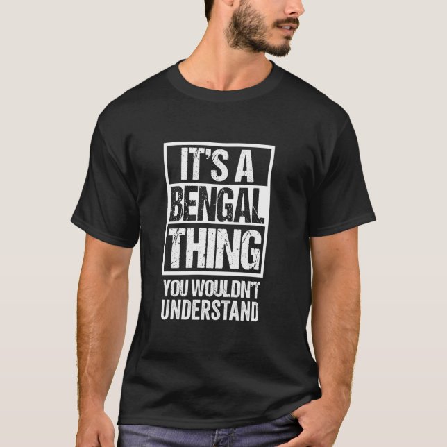 Funny Bengalisch Mama Vater Zitat Es ist eine Beng T-Shirt (Vorderseite)