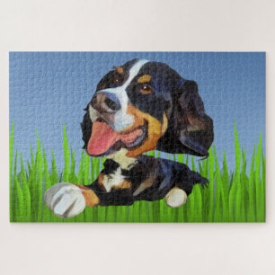 Funny Bernese Mountain Dog 1014 Piece Puzzle