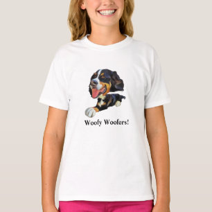 Funny Bernese Mountain Dog Girls T - Shirt