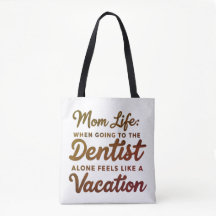 Funny beschäftigt Mama Tote Bag