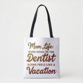 Funny beschäftigt Mama Tote Bag