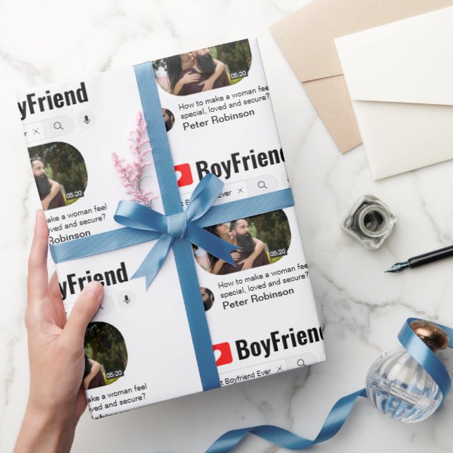 Funny Best Boyfriend Ever Search Resultat Geschenkpapier (Schenken)