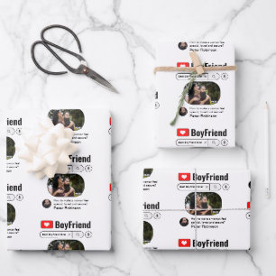 Funny Best Boyfriend Ever Search Resultat Geschenkpapier Set