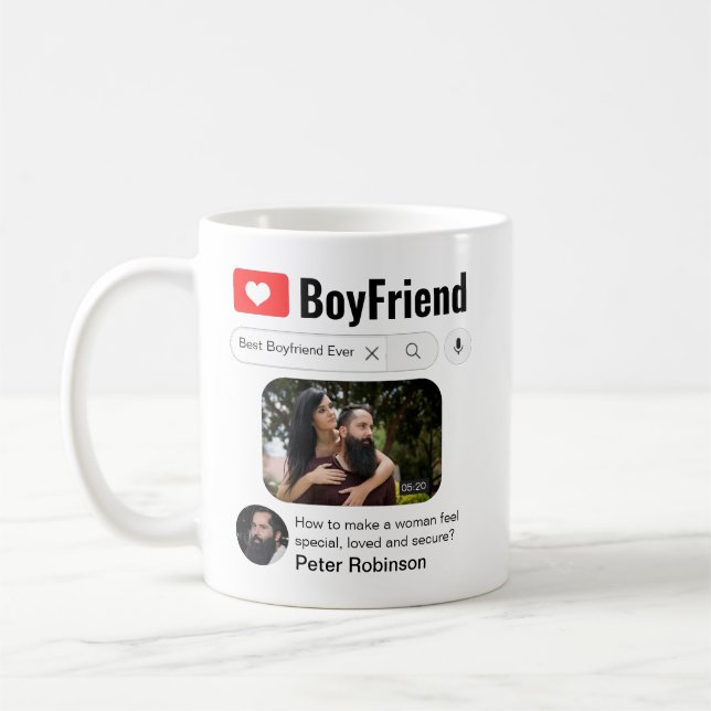 Funny Best Boyfriend Ever Search Resultat Kaffeetasse (Links)