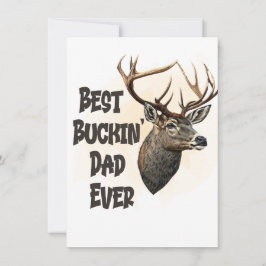 Funny Best Buckin Vater Ever Einladung