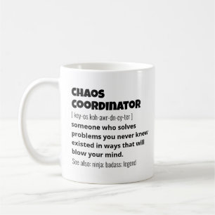 Funny Best Chaos-Koordinator - Definition Kaffeetasse
