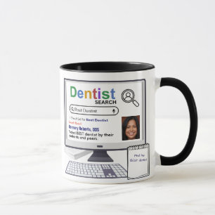 Funny Best Dentist Search Resultat mit Foto Tasse