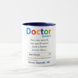 Funny Best Doctor Search Danke Tasse
