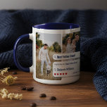 Funny Best Father Ever Foto Search Motor Results Tasse<br><div class="desc">Spaß personalisierte Suche Ergebnis Foto Tasse für den besten Vater aller Zeiten. Das Design zeichnet sich durch ein modernes und minimales Design aus, mit Suchergebnissen nach Motoren mit dem Bar "Bester Vater je", die in Collage-Stil um die Tasse angezeigt werden. Personalisieren Sie mit Ihrem eigenen Suchtext, Name/Ergebnis-Text und fünf unvergesslichen...</div>