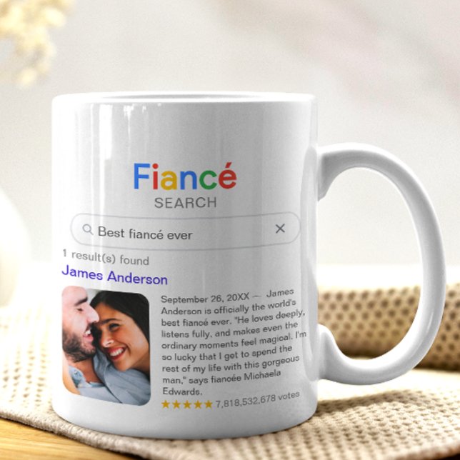 Funny Best Fiancé Ever Search Result With Photo Kaffeetasse (Von Creator hochgeladen)