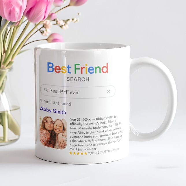 Funny Best Friend Ever Suchergebnis mit Foto Kaffeetasse (Von Creator hochgeladen)