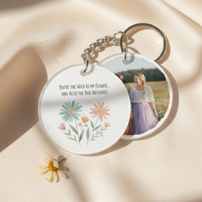 Funny Best Friend Keychain - Photo Keepsake Schlüsselanhänger (Funny best friend photo keychain)