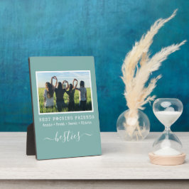 Funny Best Friends Besties BESTE FREUNDIN Fotoplatte