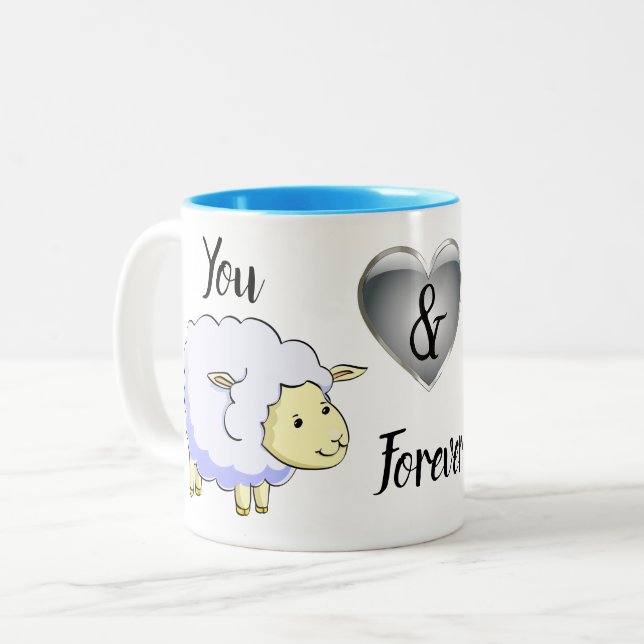 Funny Best Friends Inspiration und Motivierend Zweifarbige Tasse (Vorderseite Links)