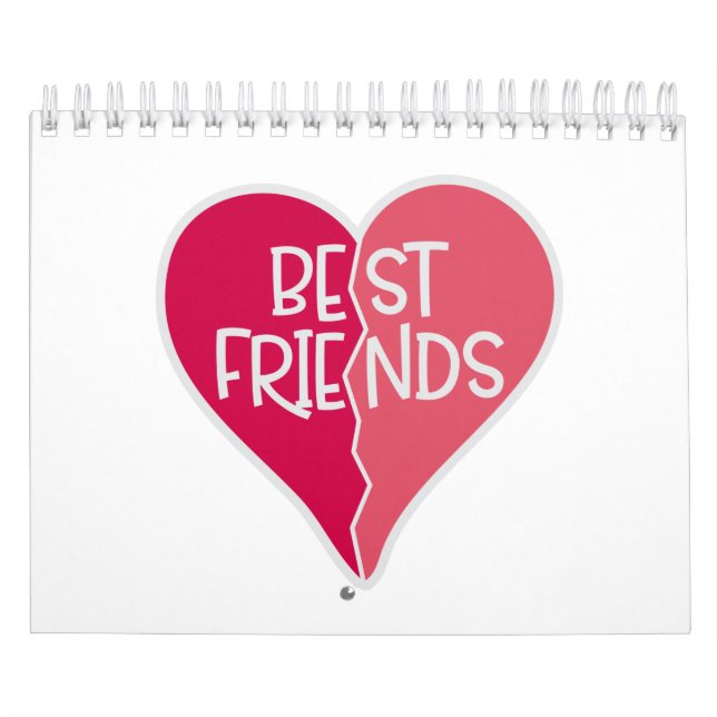 Funny Best Friends Match Best Friend Kalender (Titelbild)