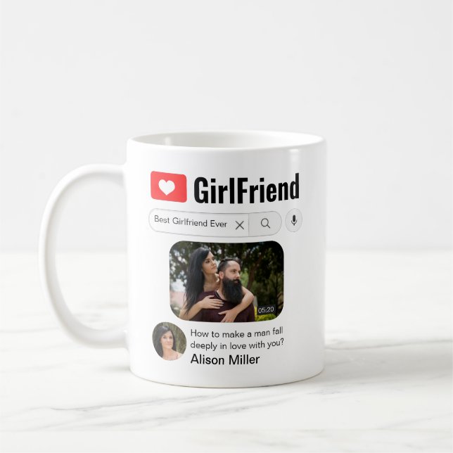 Funny Best Girlfriend -Video-Suchergebnisse Kaffeetasse (Links)