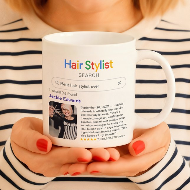 Funny Best Hair Stylist Ever Search Result & Photo Kaffeetasse (Von Creator hochgeladen)