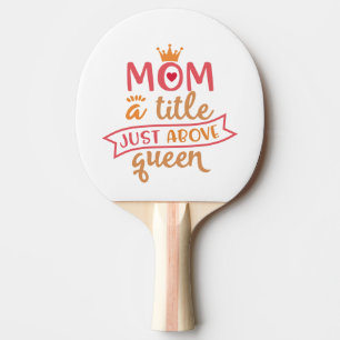 Funny Best Mama Design Idee für Mamas Tischtennis Schläger