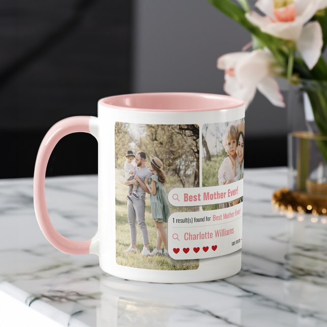 Funny Best Mother Foto Search Motor Results Tasse (Funny Best Mother Ever Photo Search Engine Results Mug)